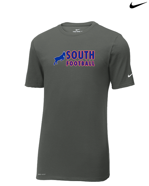 Williamsville South HS Football Basic - Mens Nike Cotton Poly Tee