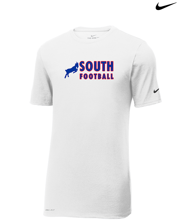 Williamsville South HS Football Basic - Mens Nike Cotton Poly Tee