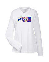 Williamsville South HS Football Basic - Womens Performance Longsleeve