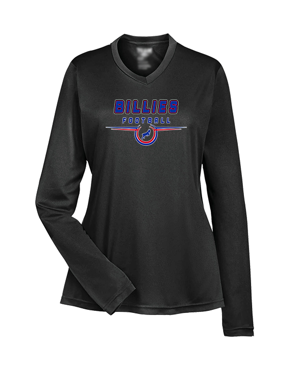 Williamsville South HS Football Design - Womens Performance Longsleeve