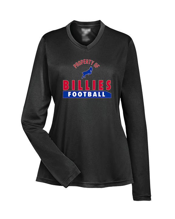 Williamsville South HS Football Property - Womens Performance Longsleeve