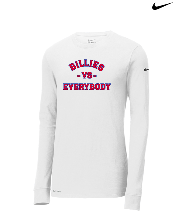 Williamsville South HS Football Vs Everybody - Mens Nike Longsleeve