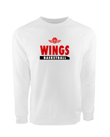 Wings Basketball Academy Basketball  - Crewneck Sweatshirt