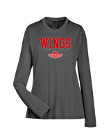 Wings Basketball Academy Basketball Block - Womens Performance Long Sleeve