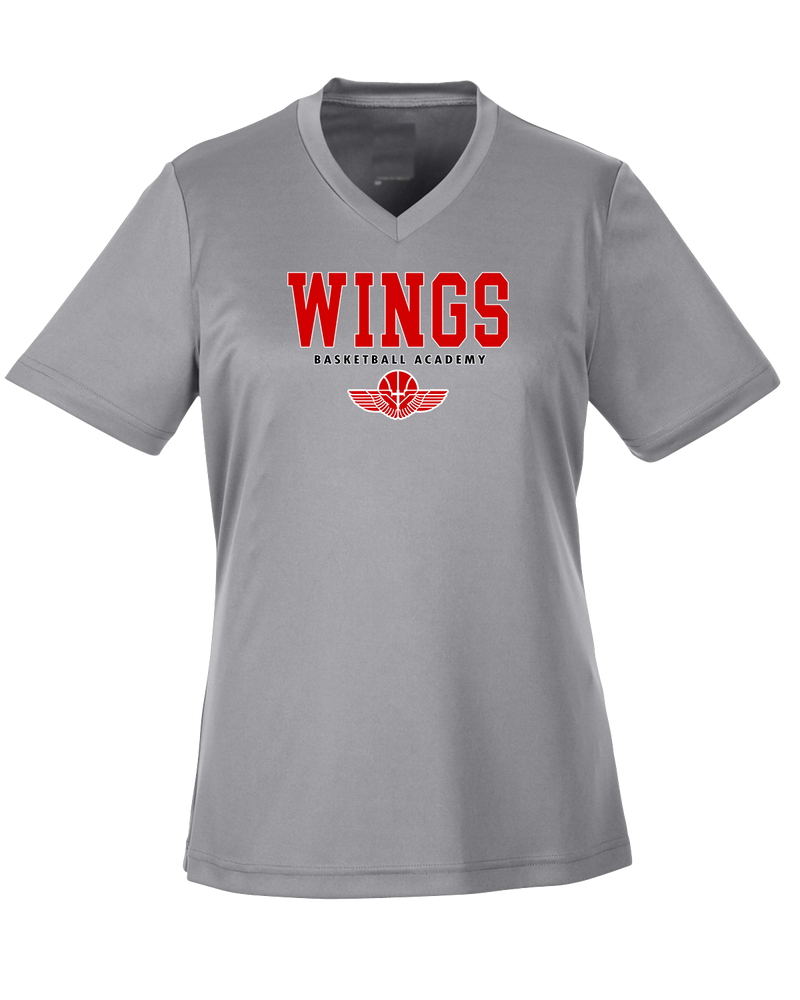 Wings Basketball Academy Basketball Block - Womens Performance Shirt