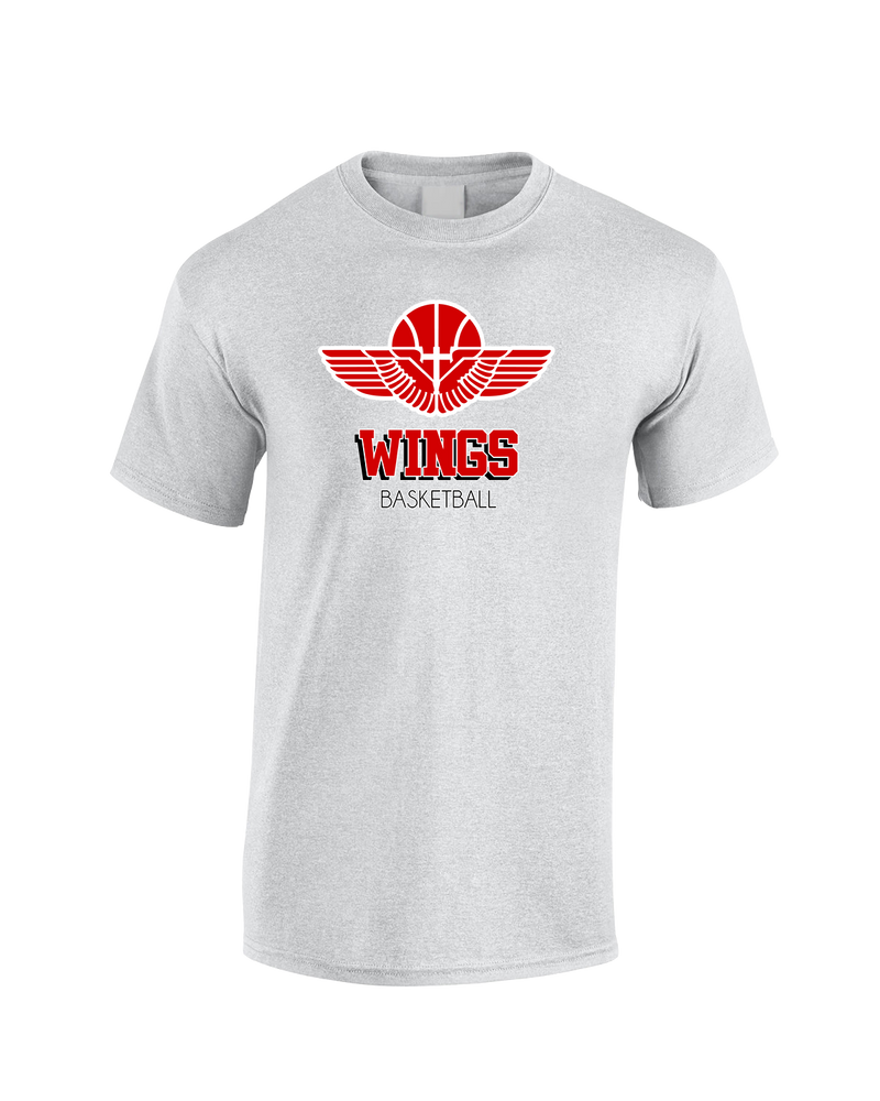 Wings Basketball Academy Basketball Shadow - Cotton T-Shirt