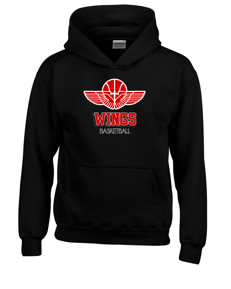 Wings Basketball Academy Basketball Shadow - Cotton Hoodie