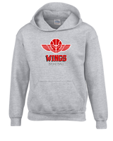 Wings Basketball Academy Basketball Shadow - Cotton Hoodie