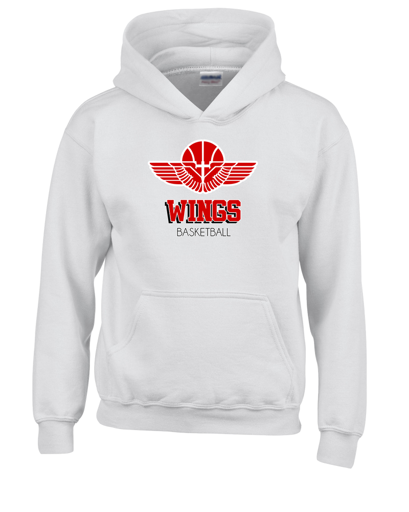 Wings Basketball Academy Basketball Shadow - Cotton Hoodie