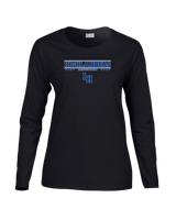 La Habra HS Basketball Border - Women's Cotton Long Sleeve