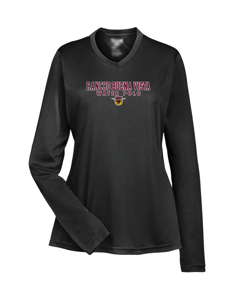 Rancho Buena Vista HS Water Polo Block - Womens Performance Long Sleeve