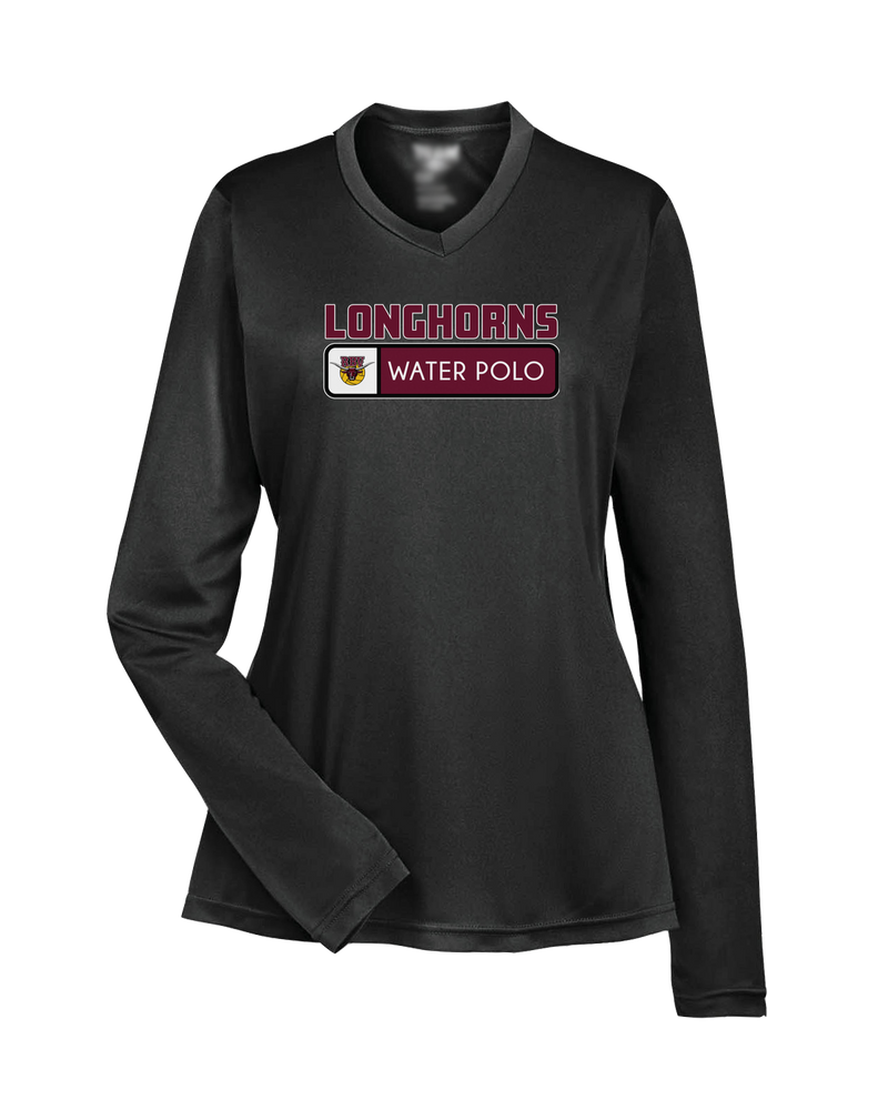 Rancho Buena Vista HS Water Polo Pennant - Womens Performance Long Sleeve