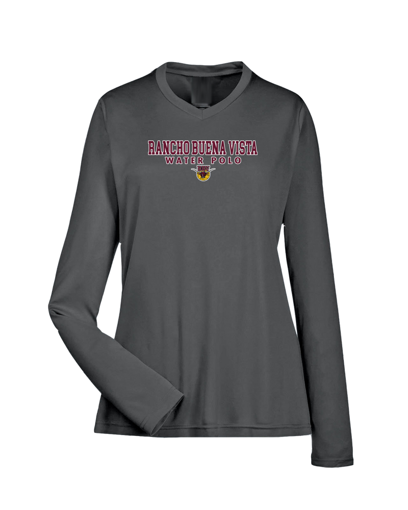 Rancho Buena Vista HS Water Polo Block - Womens Performance Long Sleeve