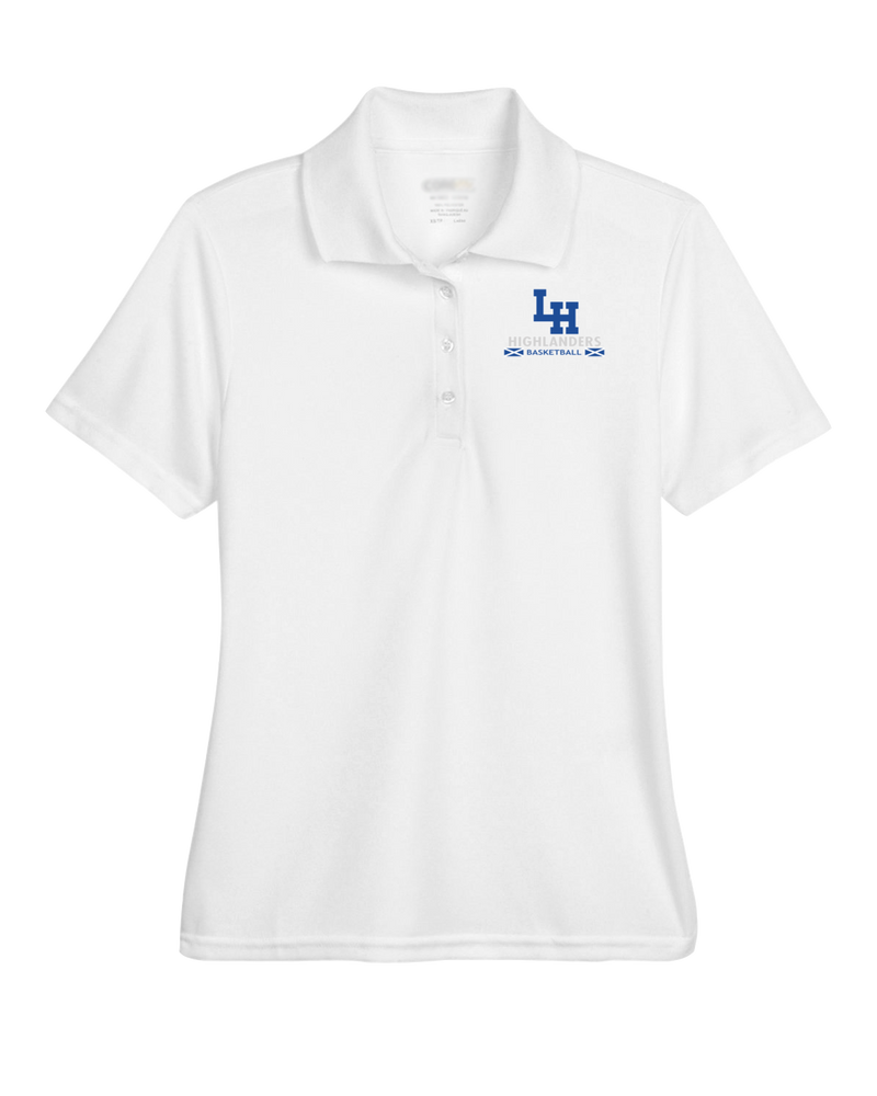 La Habra HS Basketball Stacked - Women's Polo