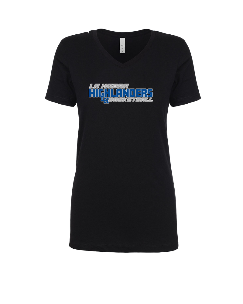 La Habra HS Boys Basketball Bold - Women’s V-Neck