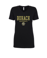 Buhach HS Baseball Block - Women’s V-Neck