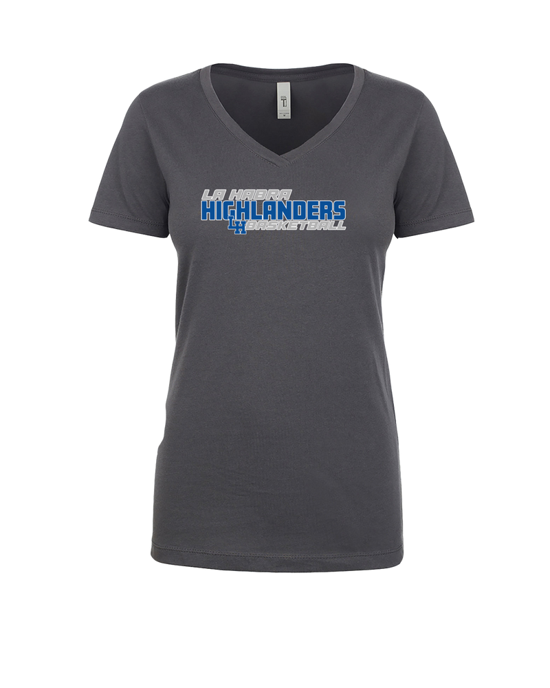 La Habra HS Boys Basketball Bold - Women’s V-Neck