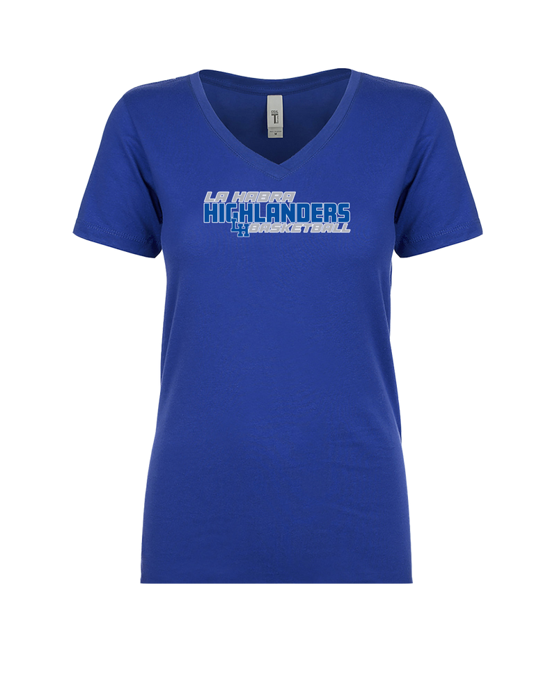 La Habra HS Boys Basketball Bold - Women’s V-Neck