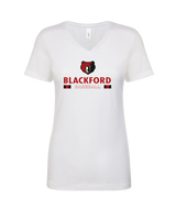 Blackford HS Baseball Stacked - Women’s V-Neck