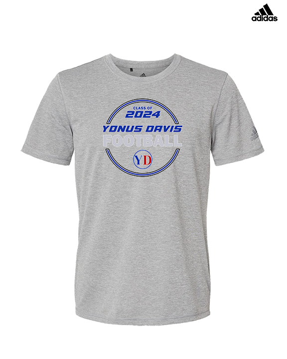 Yonus Davis Foundation Football Class Of - Mens Adidas Performance Shirt