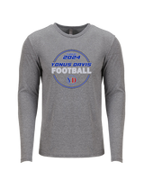 Yonus Davis Foundation Football Class Of - Tri-Blend Long Sleeve