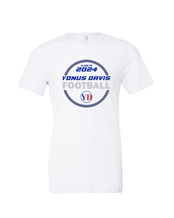 Yonus Davis Foundation Football Class Of - Tri-Blend Shirt