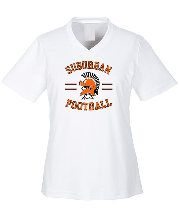 York Suburban HS Football Curve - Womens Performance Shirt