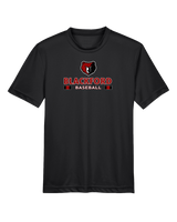 Blackford HS Baseball Stacked - Youth Performance T-Shirt