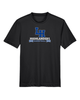 La Habra HS Basketball Stacked - Youth Performance T-Shirt