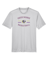 Okeechobee HS Girls Basketball Curve - Youth Performance T-Shirt