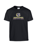 Okeechobee HS Girls Basketball Stacked - Youth T-Shirt