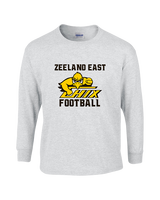 Zeeland East HS Football Logo Chix Bird - Cotton Longsleeve