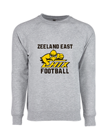 Zeeland East HS Football Logo Chix Bird - Crewneck Sweatshirt