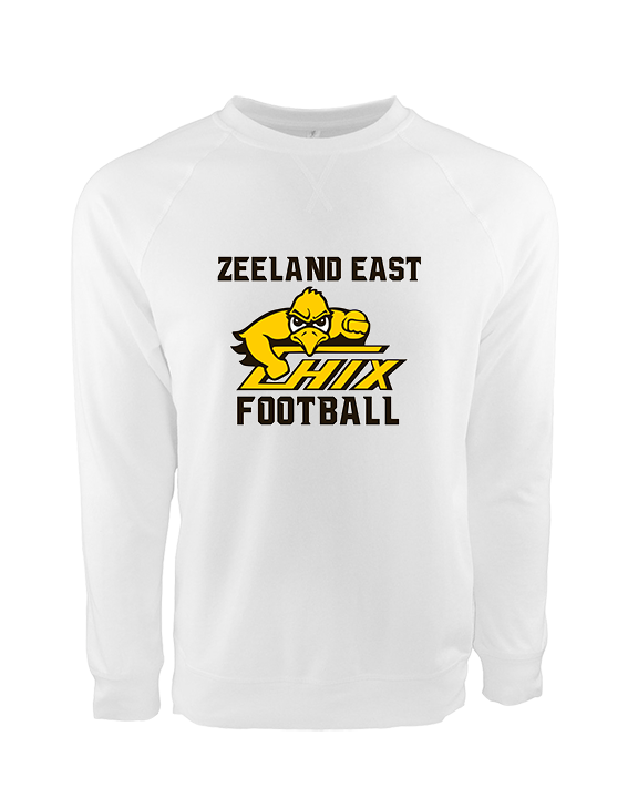 Zeeland East HS Football Logo Chix Bird - Crewneck Sweatshirt