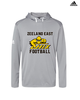 Zeeland East HS Football Logo Chix Bird - Mens Adidas Hoodie