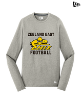 Zeeland East HS Football Logo Chix Bird - New Era Performance Long Sleeve