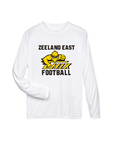 Zeeland East HS Football Logo Chix Bird - Performance Longsleeve