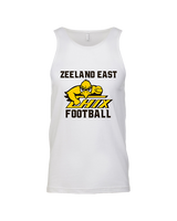 Zeeland East HS Football Logo Chix Bird - Tank Top