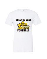 Zeeland East HS Football Logo Chix Bird - Tri-Blend Shirt
