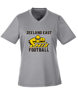 Zeeland East HS Football Logo Chix Bird - Womens Performance Shirt