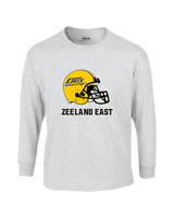 Zeeland East HS Football Logo Helmet - Cotton Longsleeve