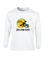 Zeeland East HS Football Logo Helmet - Cotton Longsleeve