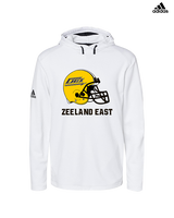 Zeeland East HS Football Logo Helmet - Mens Adidas Hoodie