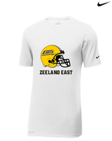 Zeeland East HS Football Logo Helmet - Mens Nike Cotton Poly Tee