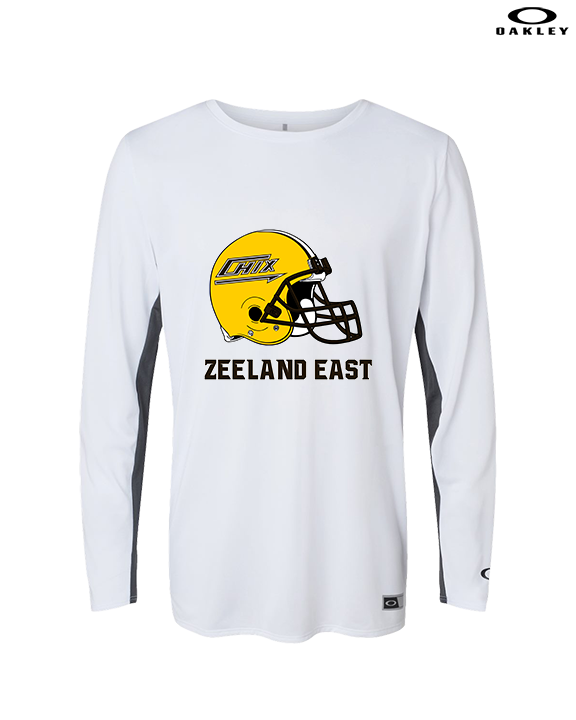 Zeeland East HS Football Logo Helmet - Mens Oakley Longsleeve