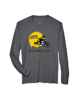 Zeeland East HS Football Logo Helmet - Performance Longsleeve
