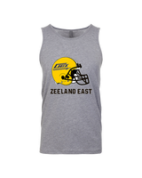 Zeeland East HS Football Logo Helmet - Tank Top