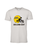 Zeeland East HS Football Logo Helmet - Tri-Blend Shirt