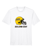 Zeeland East HS Football Logo Helmet - Youth Performance Shirt