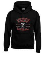 Zion-Benton Township HS Baseball Curve - Cotton Hoodie